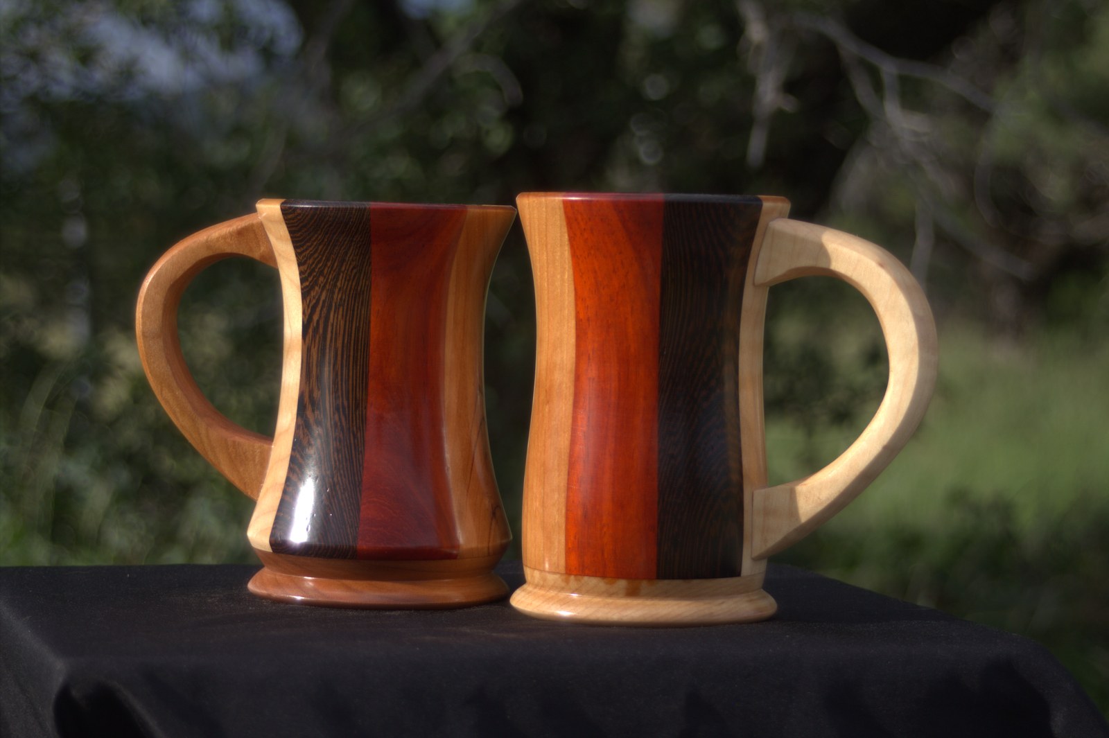 Wenge, Paduak, Cherry & Maple