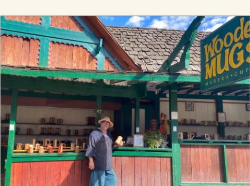 Brian Warner at the Madera Cup stand